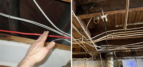 running electrical wire unfinished basement